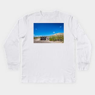 Big Bend National Park Sign Kids Long Sleeve T-Shirt